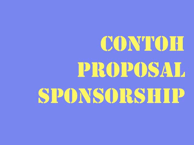 contoh proposal sponsor